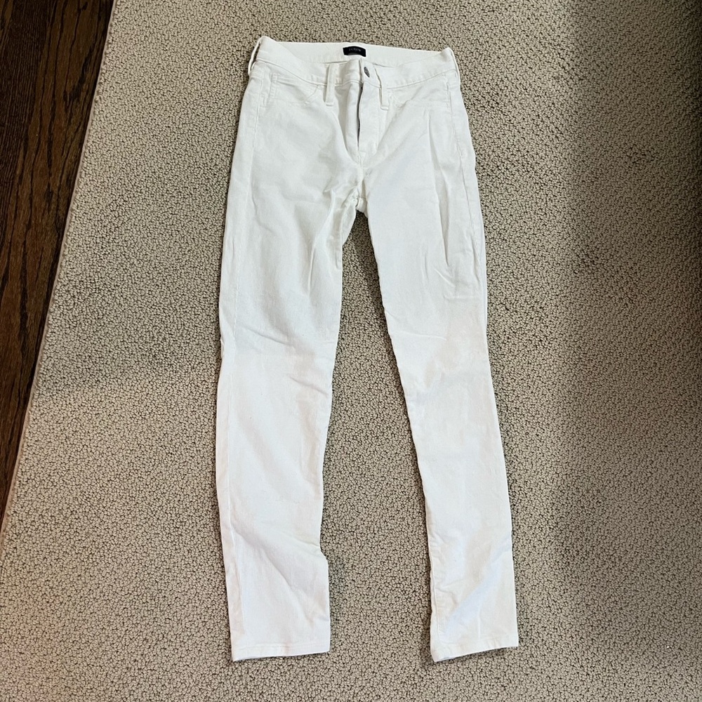 J Crew skinny leg cream cords. Size 25. Bought wrong size. Beautiful pants